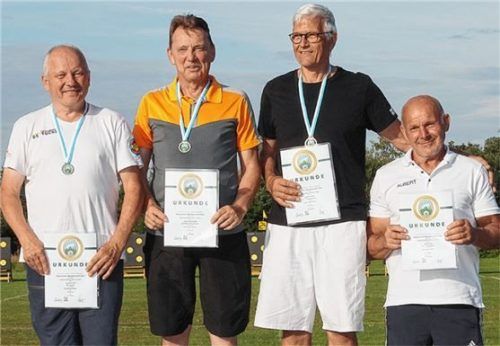 Die besten Vier der Senioren. Foto re