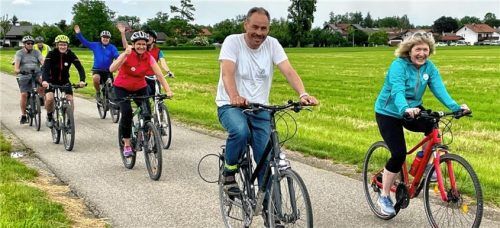 Die Bruckmühler traten mit viel Engagement und hohem Motivationsgrad in die Pedale.