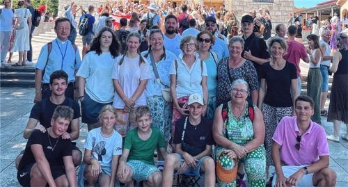 Die Pilgergruppe der Stadtkirche Kolbermoor erlebte in Medjugorje ganz besondere Tage. Foto  re