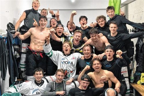 Die U20-Junioren schafften in der vergangenen Saison den Aufstieg in die höchste Division im deutschen Nachwuchs-Eishockey. Foto Starbulls Rosenheim