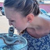 Trinkwasserstation am Glückshafen