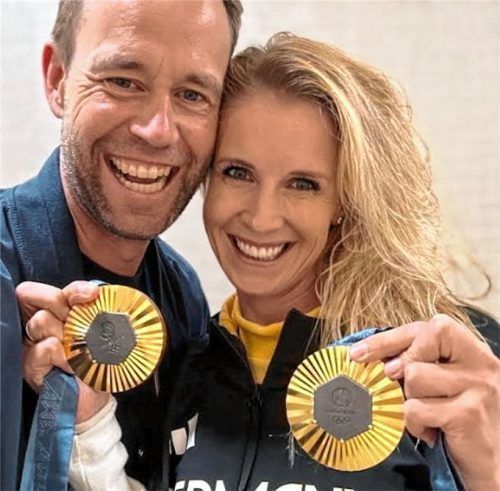 Ein starkes Team: Die vierfache Olympia-Siegerin im Dressurreiten, Jessica von Bredow-Werndl, und ihr Mann Max von Bredow. Foto re