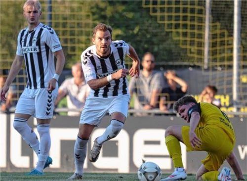 Erzielte in der Nachspielzeit den Siegtreffer: Felix Bachschmid. Foto mb.presse