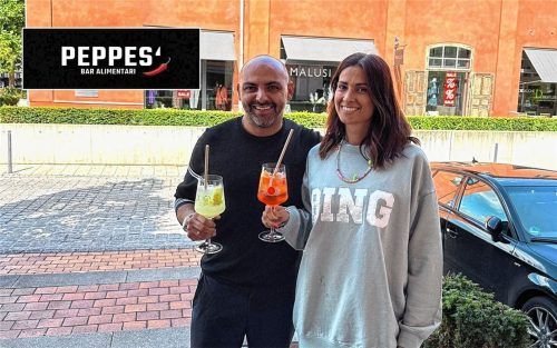 Giuseppe und Tamara Tedesco eröffnen im November gegenüber des „Giuseppe“ ihr neues Lokal „Peppes‘“ in Kolbermoor. Foto privat