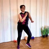 Aerobic zu heißen Rhythmen