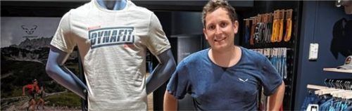 Leidenschaft für den Bergsport: Mountain Shop-Leiter Sebastian Mayer.