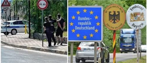Nach der Fahrt mit dem toten Vater im Kofferraum war Neapel die Endstation: Verhaftung von Tobias A. im Vorort Pomigliano d‘Arco (links). Danach musste über die Auslieferung nach Deutschland entschieden werden. Foto PM/ROPI/ CTK | Slavomír Kube/dpa