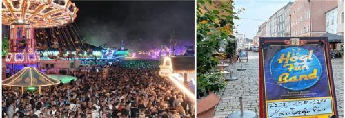 Noch bevor das Herbstfest eröffnet wird, gibt es in der Stadt Wiesn-Stimmung – heute gibt es am Max-Josefs-Platz erstmalig eine „Wirtshaus Wiesn Roas“. Fotos Ruprecht/Baumeister