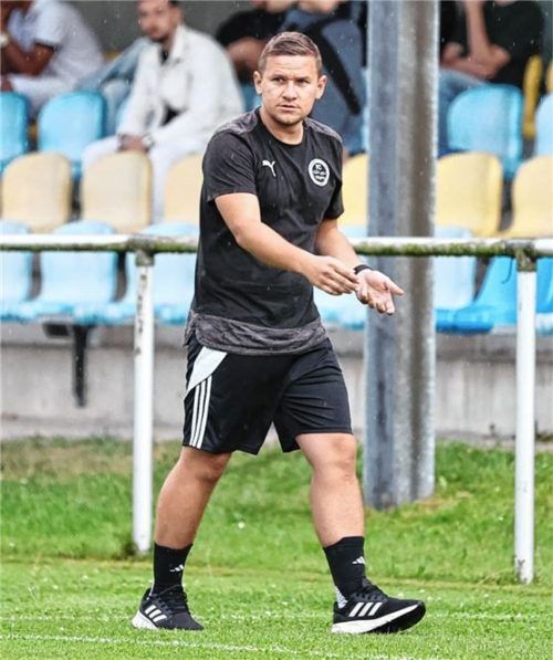 Tögings Trainer Markus Leipholz: „Wir wollen uns mit den Besten der Liga messen.“Foto Gabi Zucker