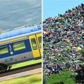 Keinen Millimeter Platz bei der Heimfahrt