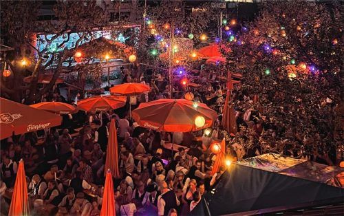 Wieder gut besucht: das Lampionfest der Jungbauernschaft Pfraundorf beim „Gerer Luggi“. Foto Jungbauern