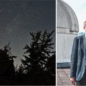 Perseiden-Schauer über der Region