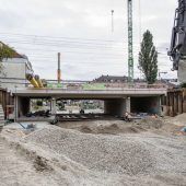 Neue Brücke eingesetzt