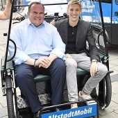 Abfahrt ins OB-Rennen