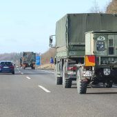 Bundeswehr: Konvoi rollt quer durch Bayern