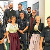 Rosenheimer SPD besucht die Wiesn-Wache