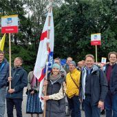 Rosenheimer Delegation bei Bistumsjubiläum