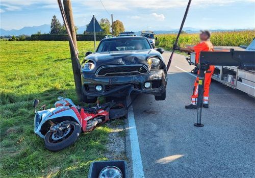 Am Freitag, 20. September, kam es bei Bruckmühl zu einem schweren Unfall. Foto Hadersbeck