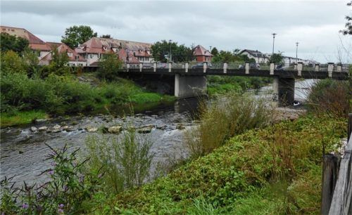 Am Freitagvormittag zeigte die Mangfall noch keine Auffälligkeiten. Fotos Riediger