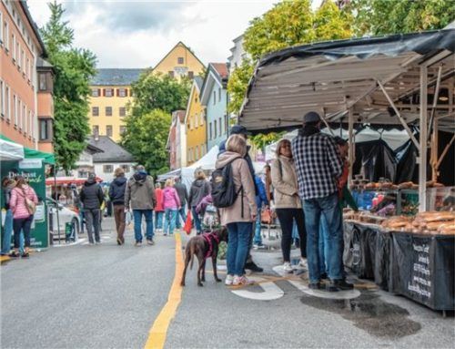 Auch in der Kirchzeile herrschte am Sonntag reges Markttreiben.