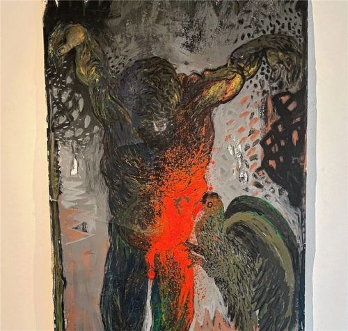 Auch Prometheus gehört zu den gemalten Gottheiten und Helden.Foto Janeczka