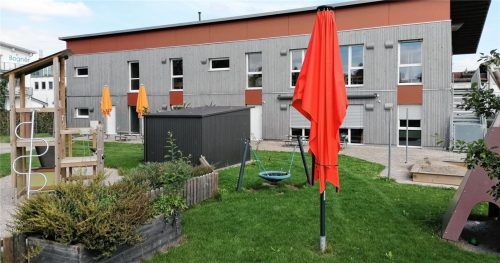 Aus der BRK-Kinderkrippe in der Rosenheimer Straße wird das Haus für Kinder.Foto  re