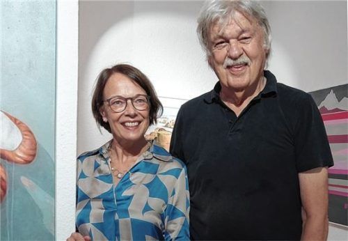 Christine Renner und Hans Heibl stellen bis zum 22. September in Neubeuern aus.Foto Riedl