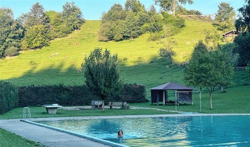 Das Frasdorfer Freibad hat noch bis Ende September geöffnet. Wie es danach weitergeht, soll noch im Herbst entschieden werden. Foto Hötzelsperger