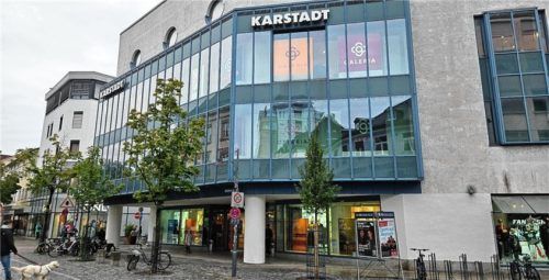 Das Kaufhaus „Galeria“ in der Rosenheimer Innenstadt. Foto Wildauer