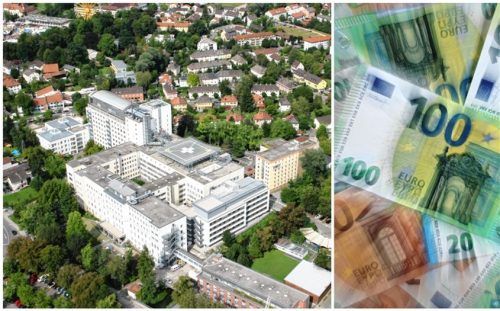 Blick auf das Romed-Klinikum in RosenheimFoto Romed