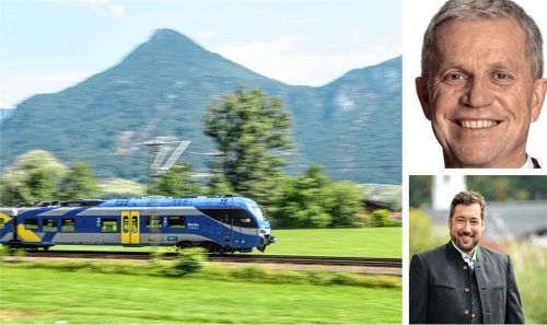 Der Tiroler Verkehrsverbund umfasst seit rund einem Jahr auch Oberaudorf und Kiefersfelden – mit Erfolg, sagen die beiden Bürgermeister Hajo Gruber (oben) und Dr. Matthias Bernhardt (unten). Foto dpa/Re