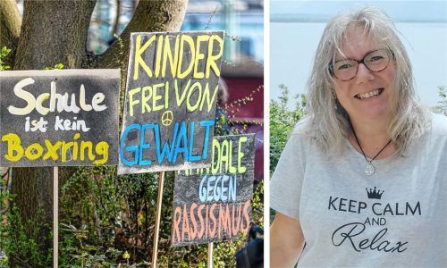 Die Gewalt an Schulen nimmt zu. Das bestätigt Regine Grimm-Käuffer, Expertin für Mobbing an Schulen. Fotos dpa/privat