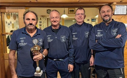 Erfolgreich unterwegs: (von links) Peter Sedlbauer, Wolfgang Wiesböck, Gerd Tscharre sowie Thomas Eglseder. Foto sedlbauer