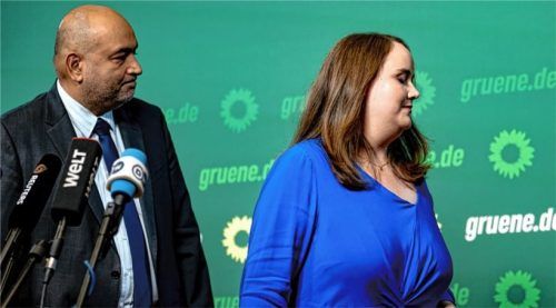 Gemeinsamer Abgang: Die Grünen-Parteivorsitzenden Ricarda Lang und Omid Nouripour haben nach den jüngsten Wahlpleiten ihren Rücktritt erklärt. Foto dpa