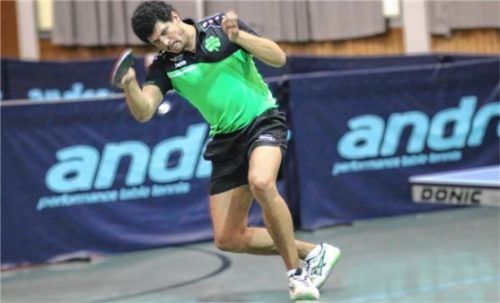 Paul Morgenstern brachte Bad Aiblings Herren auswärts zwischenzeitlich mit 3:2 in Führung.Foto Gerhard Erlich