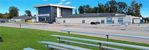 Rasenplätze, Kletterhalle, Fliegerhalle: In Zukunft soll der Sportpark noch weiter wachsen. Foto Hadersbeck
