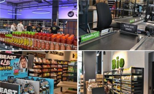Startklar für den großen Tag: Morgen eröffnet der neue Edeka in den Lokhöfen. Fotos Seutter