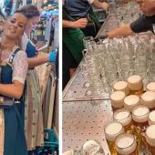 Herbstfest-Bedienung mit 150000 Fans