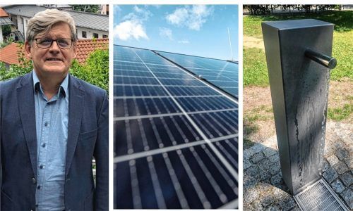 Von Hitzeschutz bis PV-Anlagen: Die Aufgaben des neuen Klimaschutzmanagers Albert Bernstetter sind vielfältig. Foto Bettinger/Marijan Murat(dpa)/Bettinger