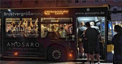 War der eine Bus voll, musste man lange warten.Foto AEZ