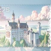Neuschwanstein auf neuer Briefmarke