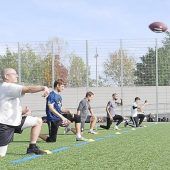 Lehrer bilden sich im Football fort