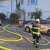 Kellerbrand: Feuerwehr rettet Katze