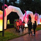 Lichterspektakel in der Stadt – Die „Rosigen Zeiten“ in Rosenheim