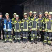 Erfolg für die Gruppe im Löscheinsatz