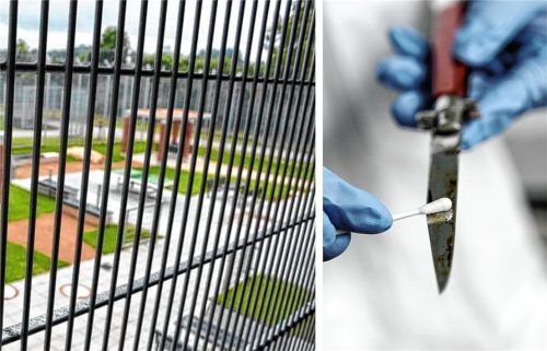 Ausblick zwischen Gitterstäben: Haus 27 in der forensischen Einrichtung des Inn-Salzach-Klinikums (ISK) in Wasserburg-Gabersee. Im ISK wurde der Tatverdächtige untergebracht. Fotos Hampel/DPA (Symbolbild)