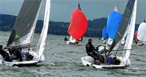 Bei der Deutschen der 505er wurde auch mit dem Wetter gekämpft. Foto Gerhard Niessen