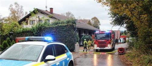 Beim Brand eines Apartments in der Schwimmbadstraße in Bad Aibling sind am gestrigen Sonntag zwei Personen verletzt worden. Foto Hadersbeck