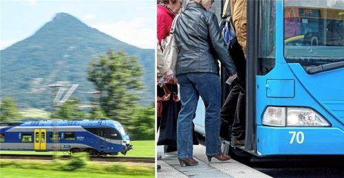 Bus statt Bahn: Wenn die Bahn ihre Generalsanierung auf den Strecken Rosenheim-München und Rosenheim-Salzburg durchführt, müssen Fahrgäste den Schienenersatzverkehr nutzen. Fotos dpa
