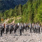 Gebirgsmusikkorps gibt Wohltätigkeitskonzert